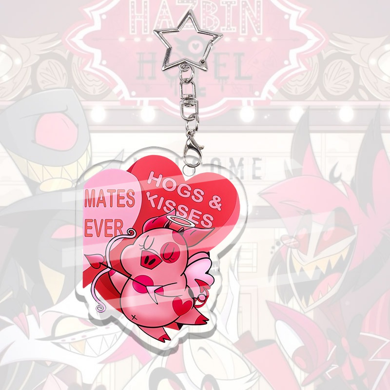 Hazbin Hotel Acrylic Keychain  - Japanese Snacks recension och pris