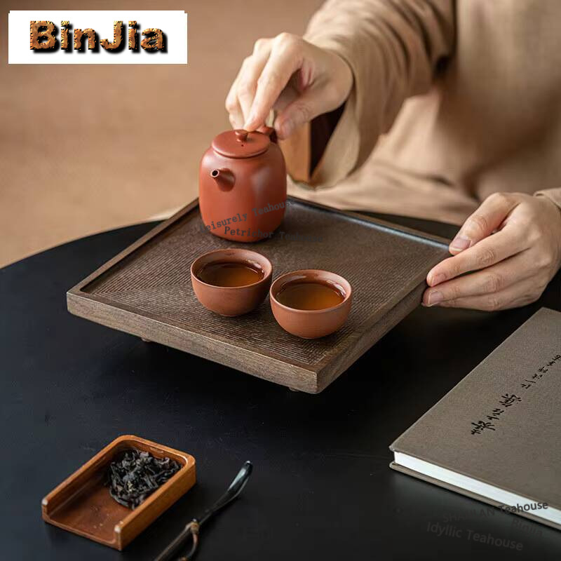 Walnut Square Tableware Solid  - Japanese Snacks recension och pris