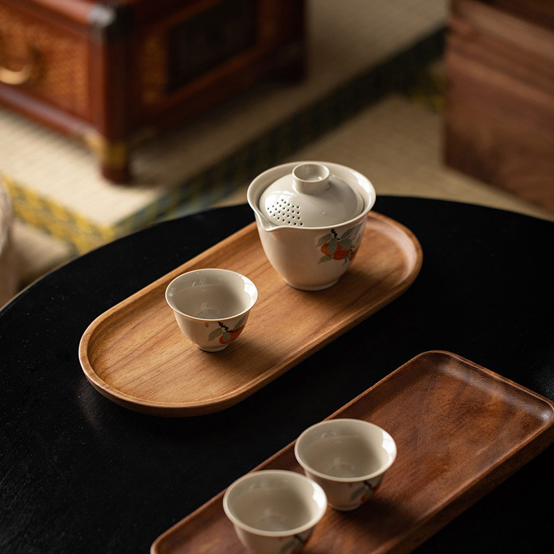 Tableware Solid Wood Food Tray - Japanese Snacks recension och pris