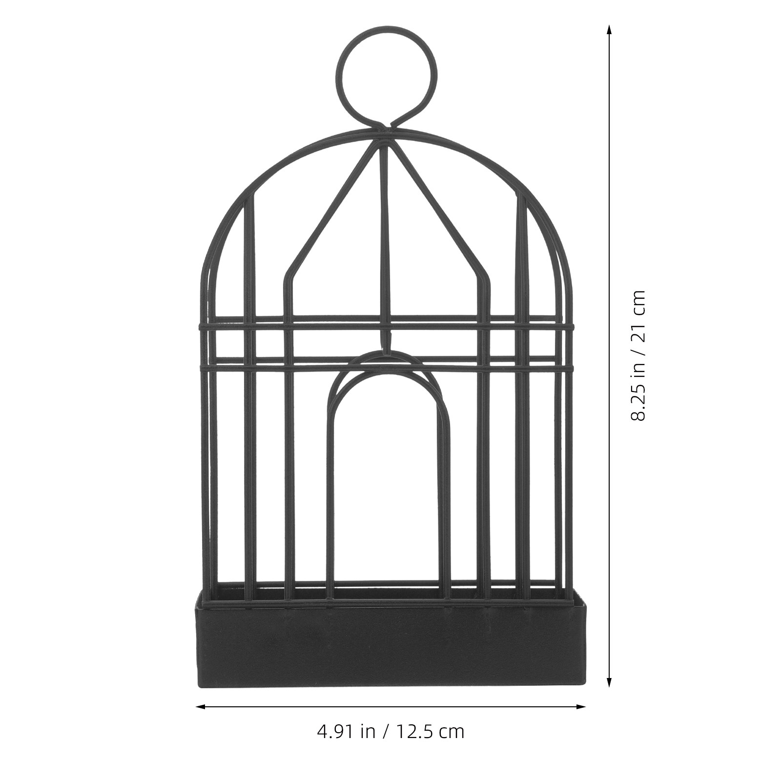 Black Retro Iron Birdcage Coil - Incense Holder recension och pris