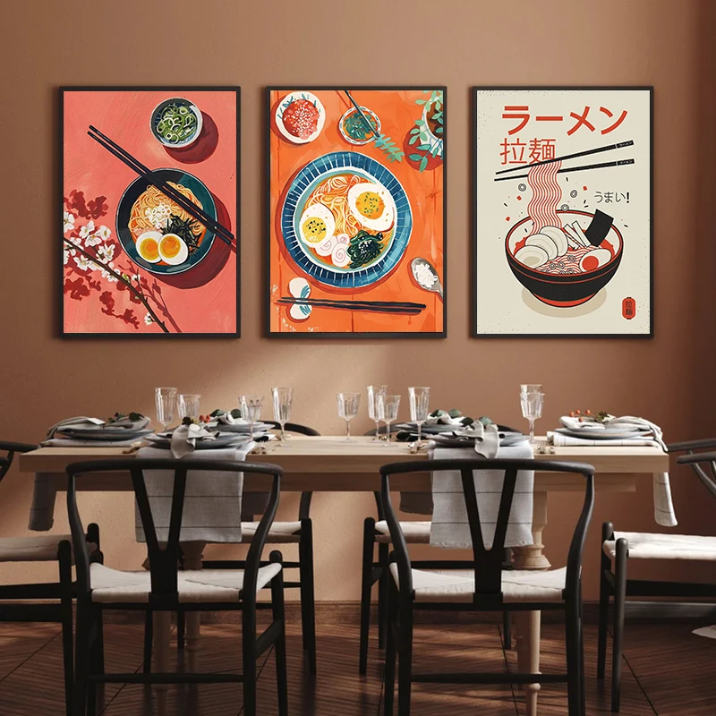 Abstract Japanese Flat Style D - Japanese Restaurant Lifestyle recension och pris