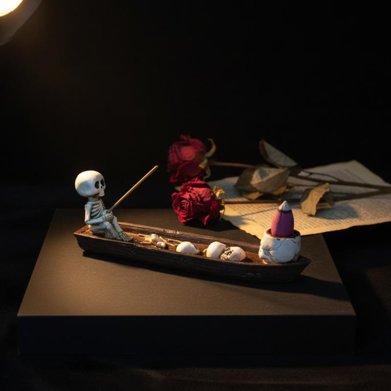 Skull Boat Incense Holder Dura - Incense Holder recension och pris