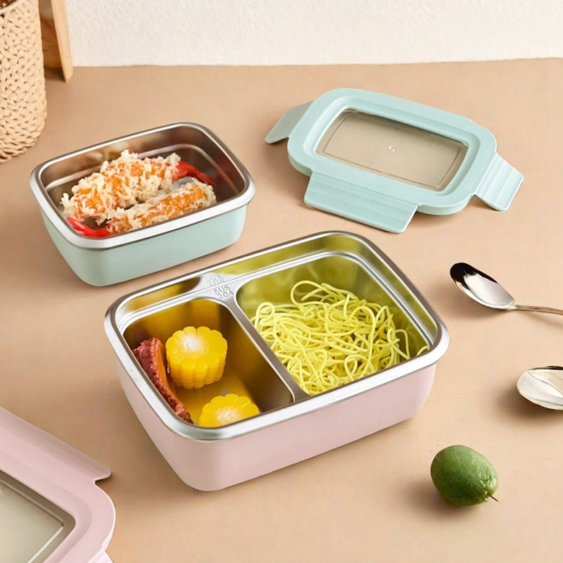 304 Stainless Steel Divided Be - Bento Box recension och pris