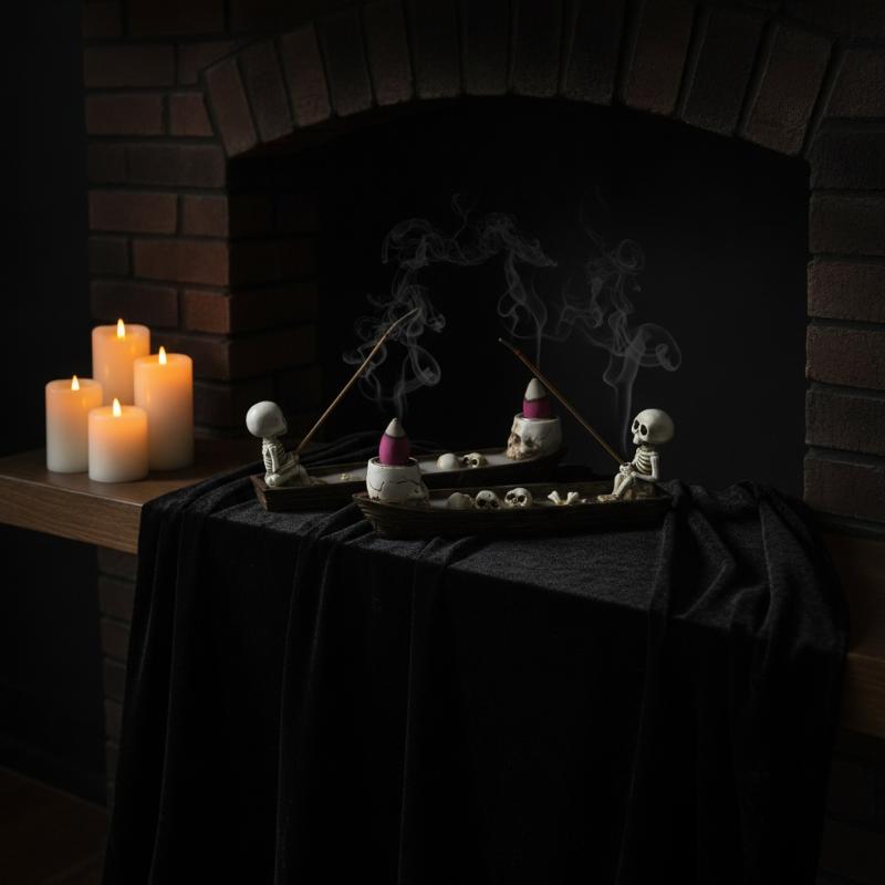 Skull Boat Incense Holder Uniq - Incense Holder recension och pris