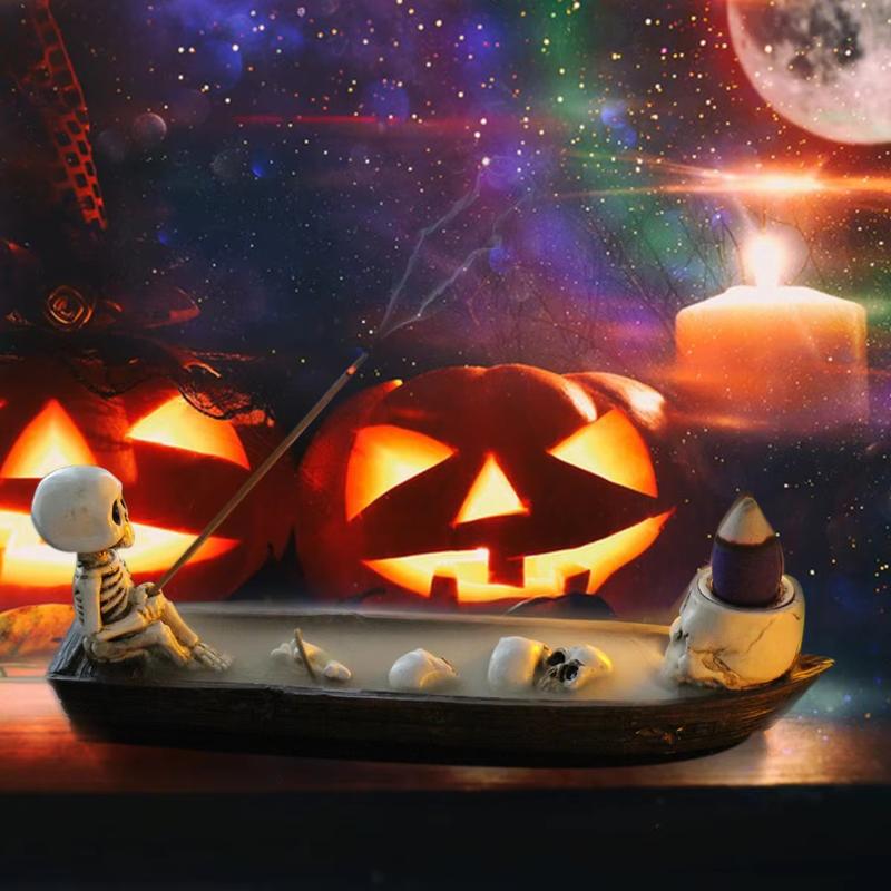 Skull Boat Incense Holder Uniq - Incense Holder recension och pris